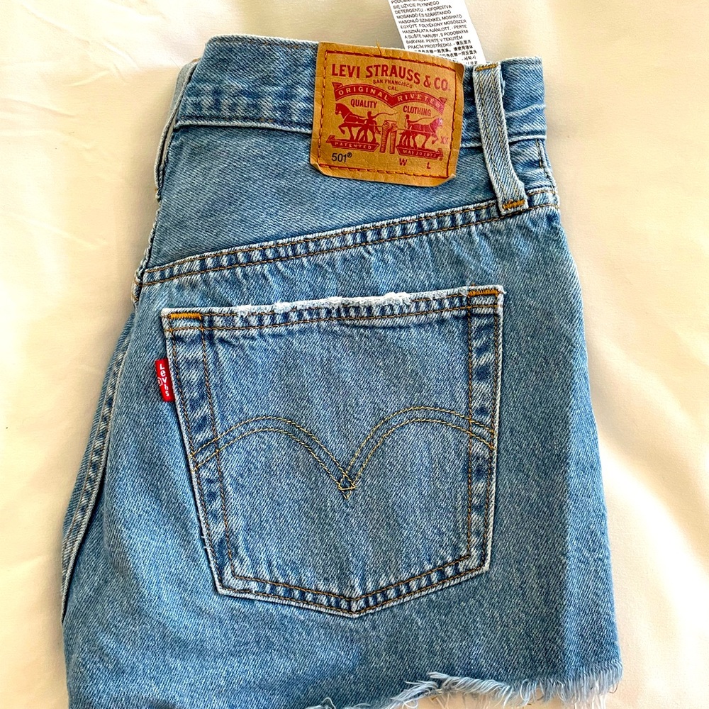 Levi’s 501 High-Rise Denim Shorts